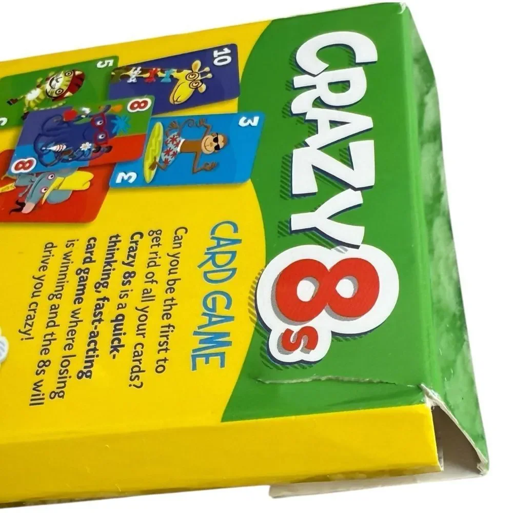 Peaceable Kingdom Crazy 8s Kids Fun Screen-Free Family Card Game.